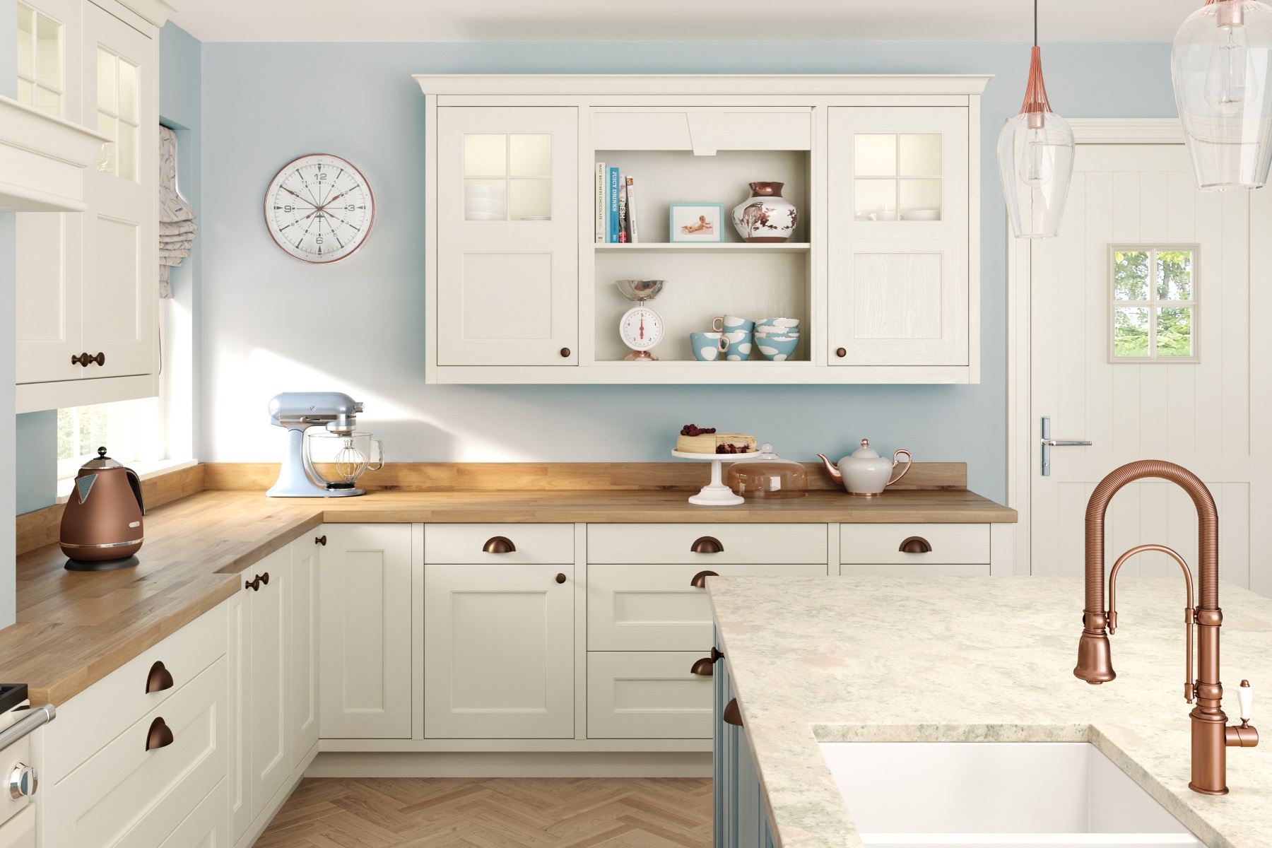 Wakefield Porcelain and Pantry Blue
